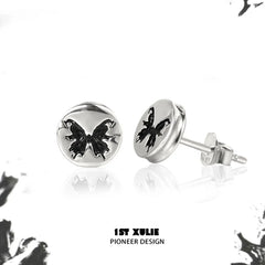 Whiterfly S925 Sterling Silver Basic Stud Earrings™