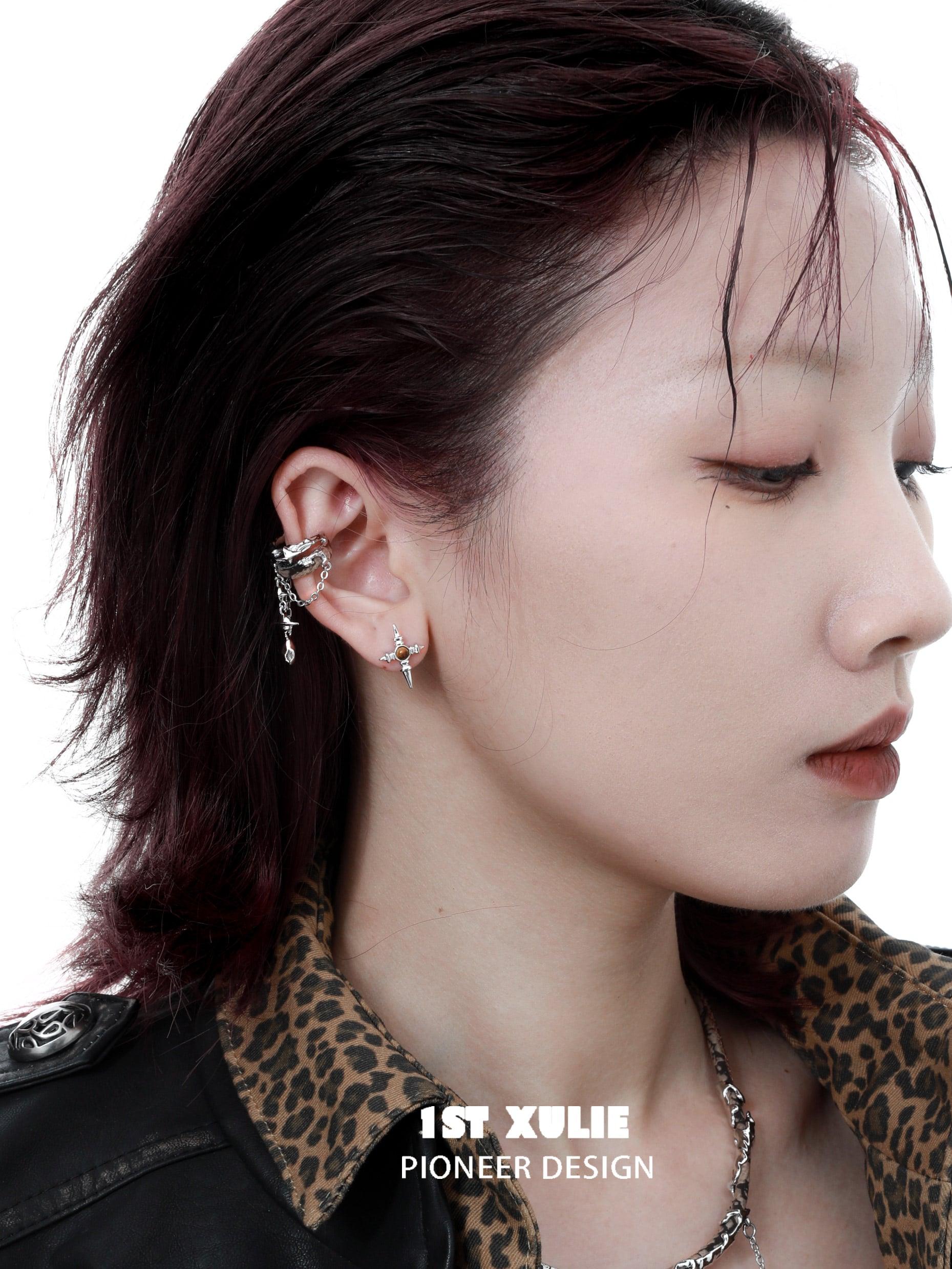 Barren Planet 18K Platinum-Plated Saturn Earrings™ - 1ST XULIE