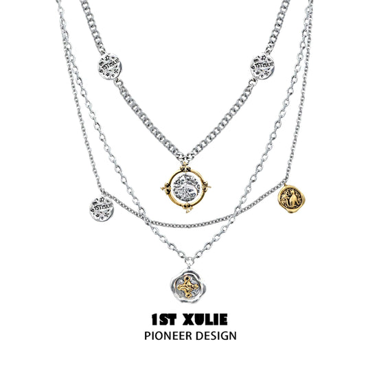 Bastet 18k Platinum Plated Coin Necklace™ - 1ST XULIE