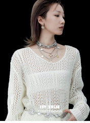 Bastet 18K Platinum Plated ShellBead Necklace Choker™ - 1ST XULIE