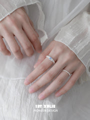 Blue Sky Blue-vein Stone S925 Sterling Silver Ring™ - 1ST XULIE