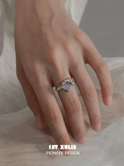 Blue Sky S925 Sterling Silver Gray Moonstone Ring™ - 1ST XULIE