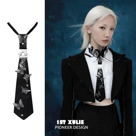 ButterflyWasteland Removable Tie Black™ - 1ST XULIE