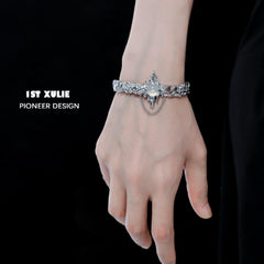 Day Dream Natural White Agate Chain Bangle™ - 1ST XULIE