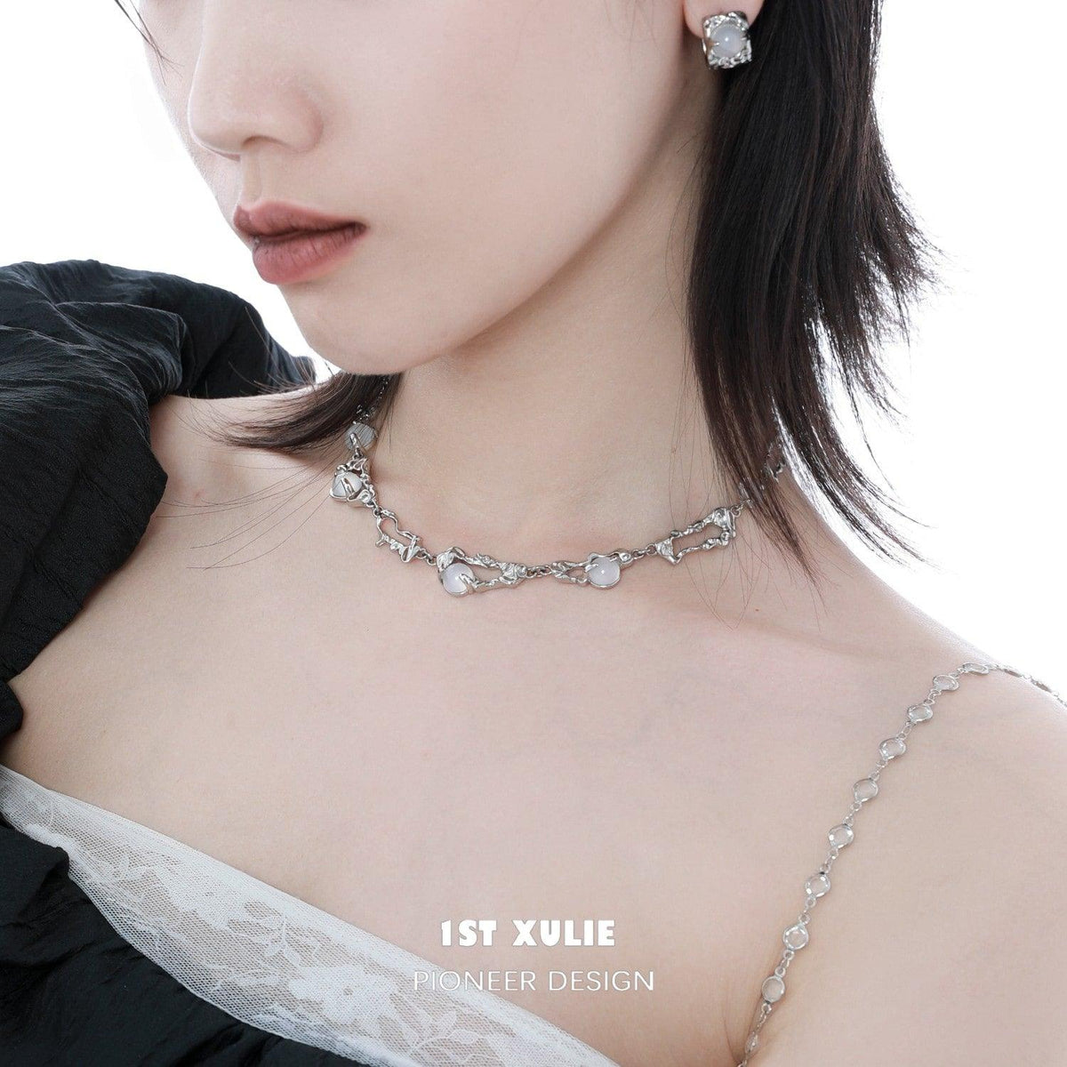 Day Dream Natural White Agate Necklace Choker™ - 1ST XULIE