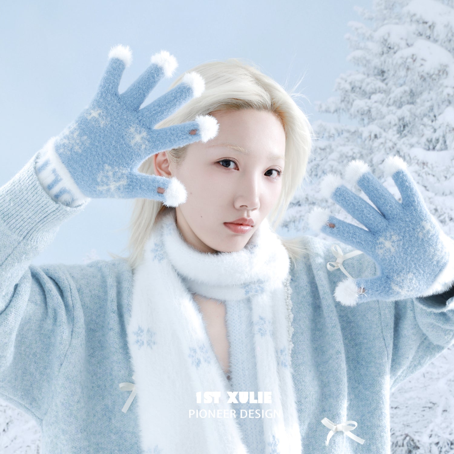 Holiday Mega Sale Gift ④ 1 Pair of Custom Warm Gloves+1 Custom Warm Scarf Hat (Actual Payment of $399+)