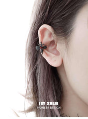 Forbidden Love 18K Platinum-Plated tiny Sword Ear Clips™ - 1ST XULIE