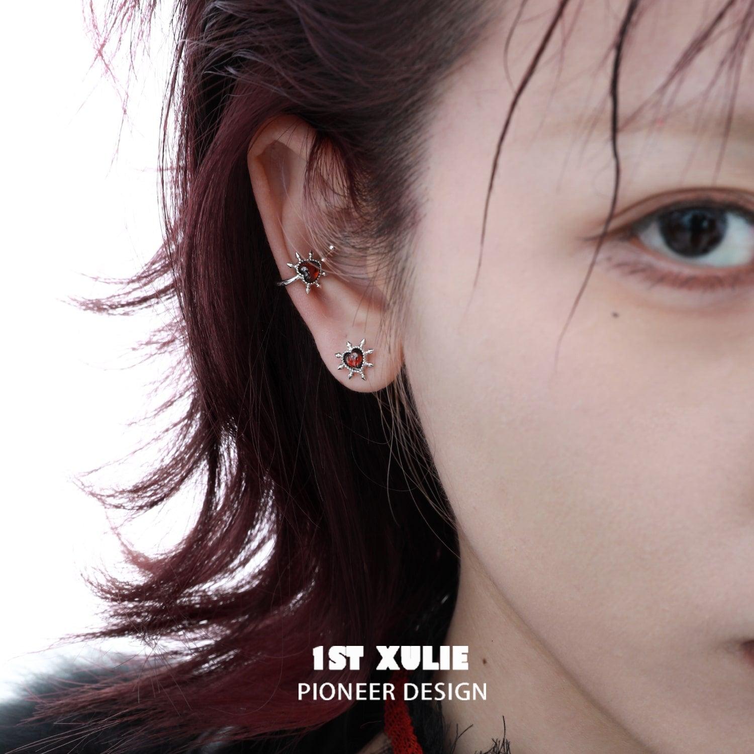 Forbidden Love S925 Sterling Silver Garnet Earrings™ - 1ST XULIE