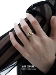 Horsesbuckle S925 Sterling Silver Open End Ring™ - 1ST XULIE