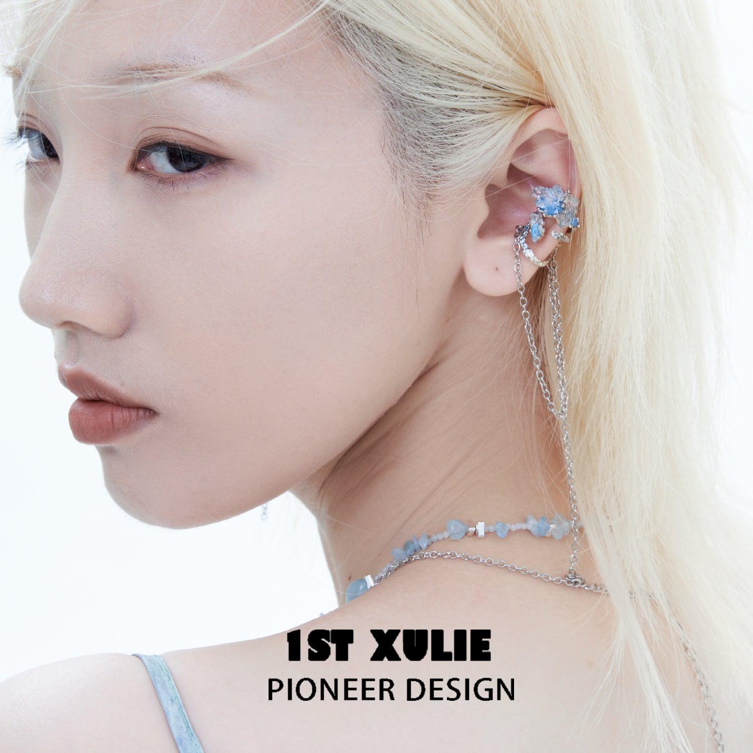 Ice Age 2023 New 18k Platinum Plated Tassel Ear Clips™ - 1ST XULIE