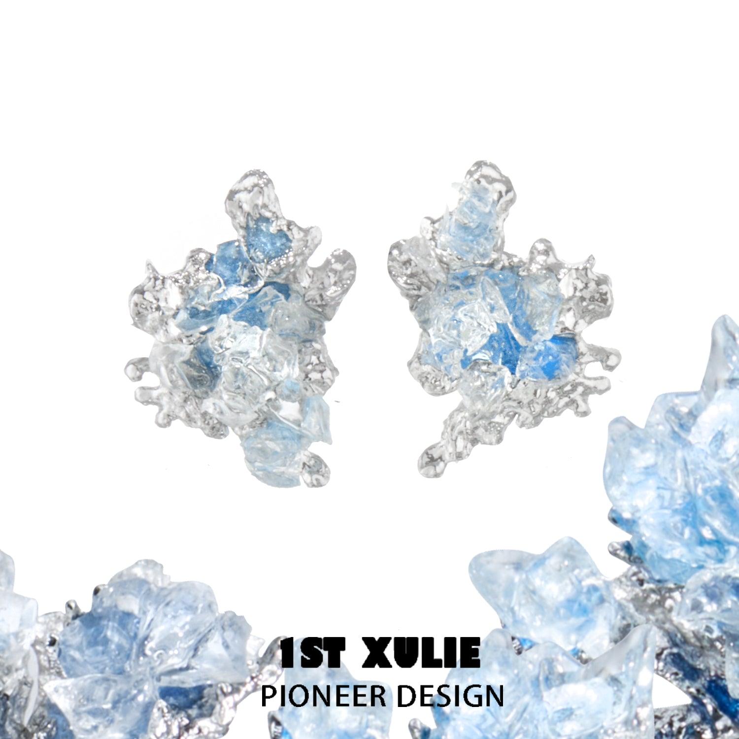 Ice Age 2023 New Crystal Sterling Silver Earrings™ - 1ST XULIE