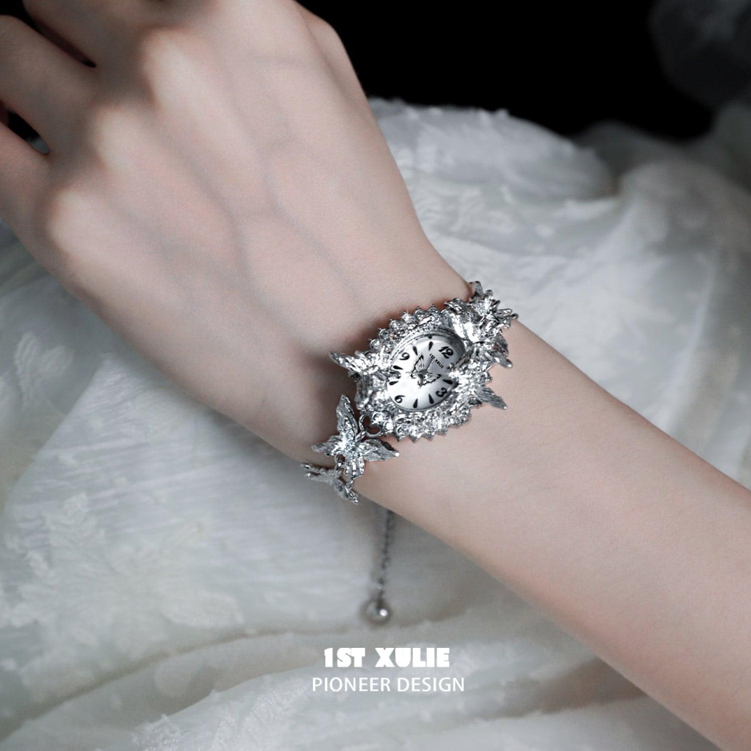 Immortal Lover 18K Platinum Plated Moissanite Watch Bracelet™ - 1ST XULIE