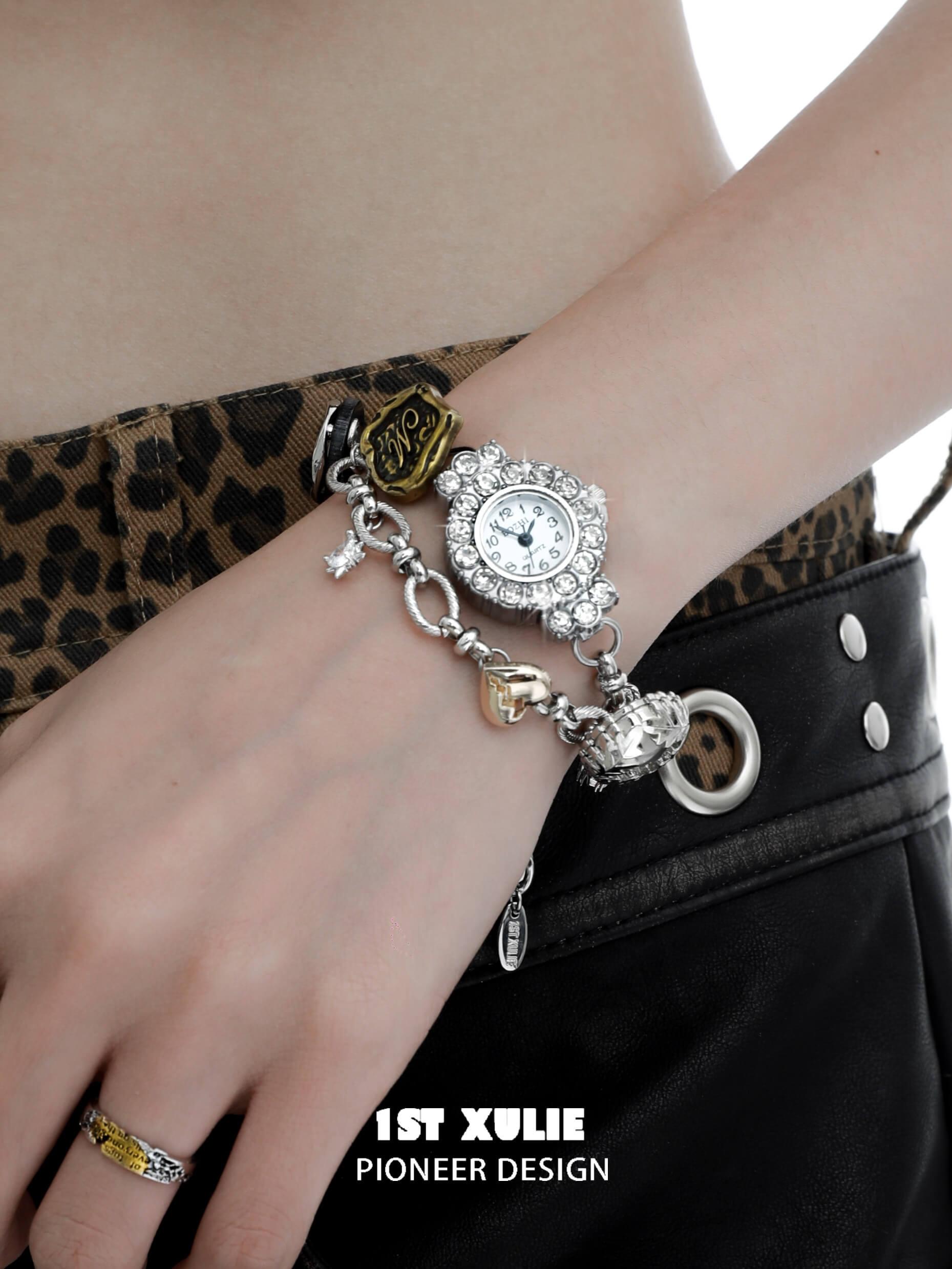 Immortal Lover 18K Platinum Plated Moissanite Watch Bracelet™ - 1ST XULIE