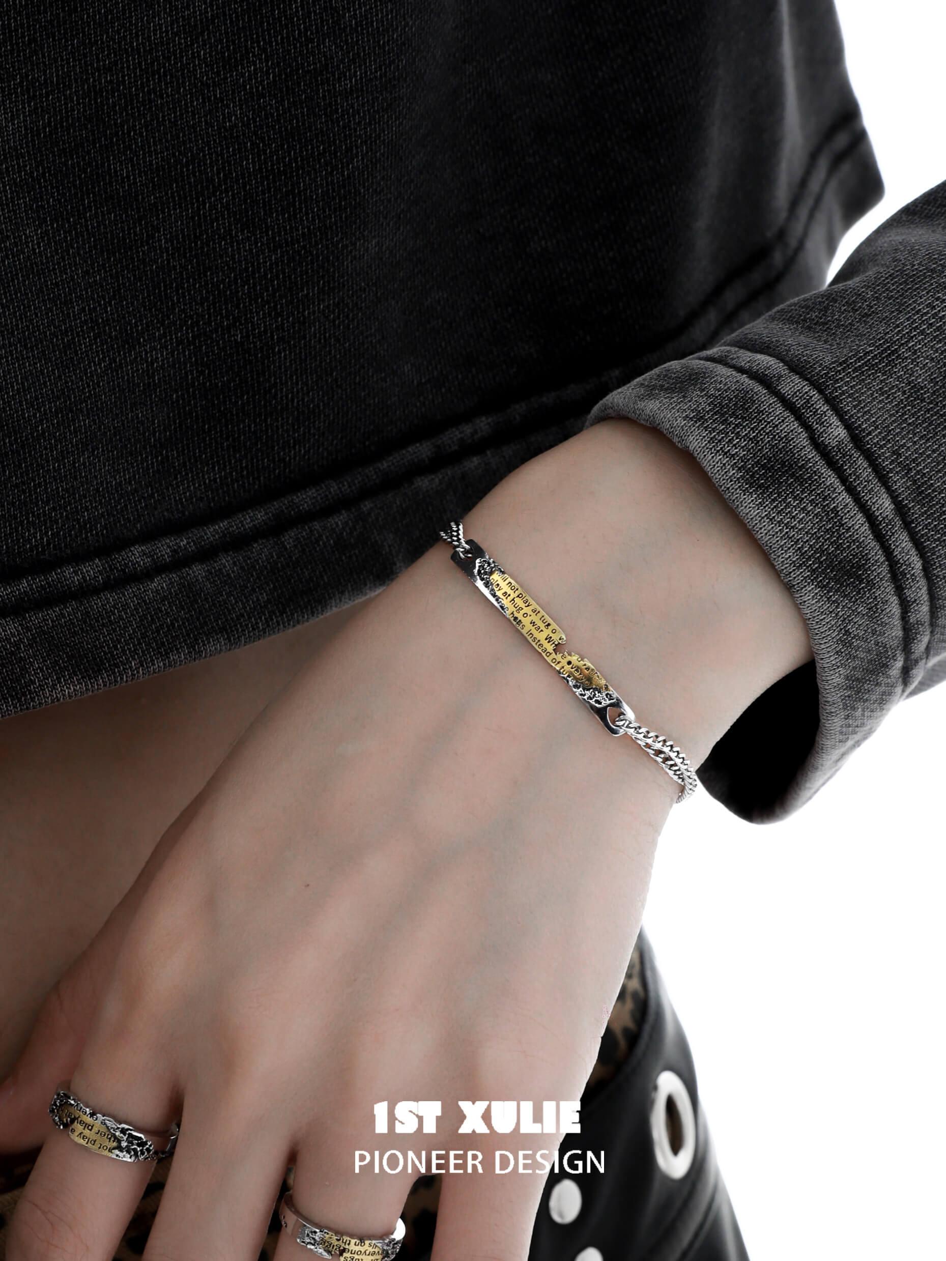 Immortal Lover S925 Sterling Silver Nameplate Basic Bracelet™ - 1ST XULIE