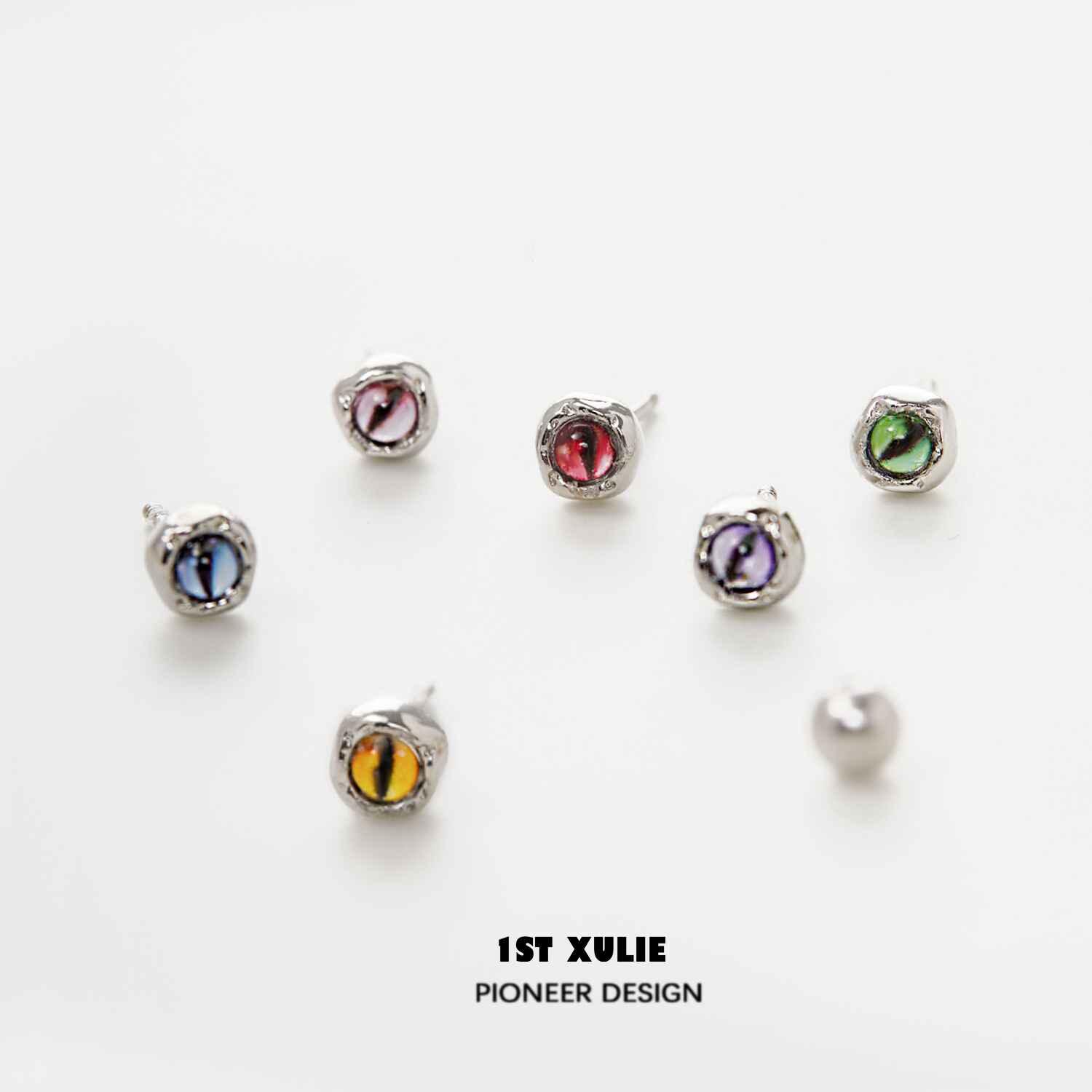 Little Demon Colorful S925 Devil Eyes Earring™ - 1ST XULIE