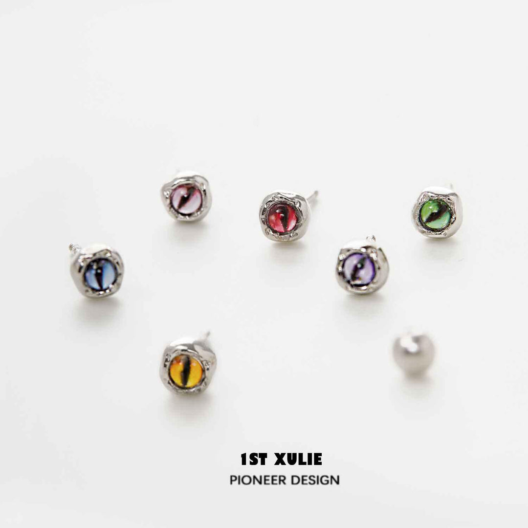 Little Demon Colorful S925 Devil Eyes Earring™ - 1ST XULIE