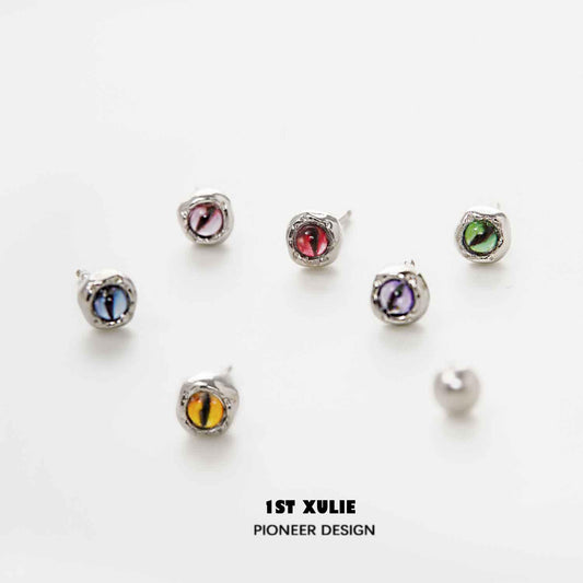 Little Demon Colorful S925 Devil Eyes Earring™ - 1ST XULIE