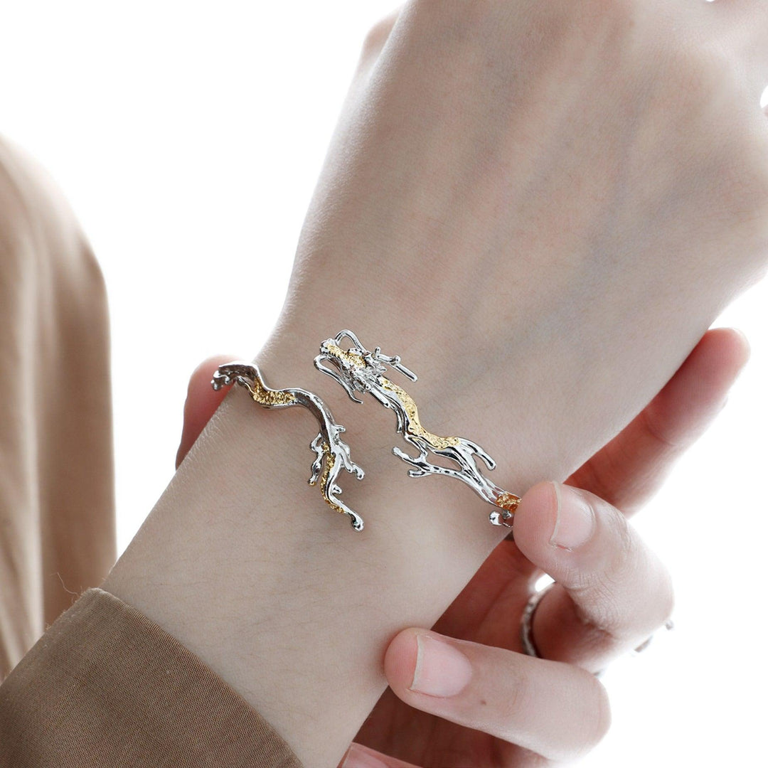 Loong 18K Platinum Plated Gold Loong Bracelet™ - 1ST XULIE