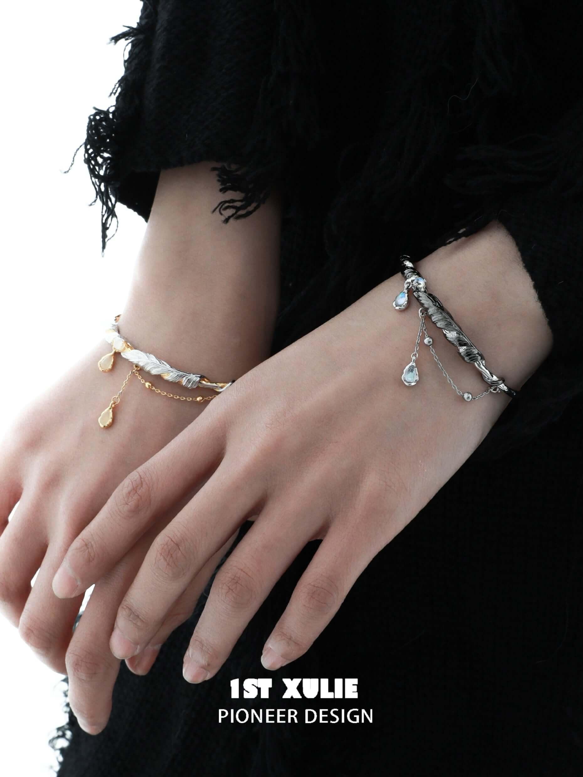 Lucifer 18K Platinum-Plated Charm Bracelet™ - 1ST XULIE