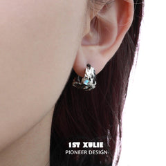 Lucifer S925 Sterling Silver Feather Earrings™ - 1ST XULIE