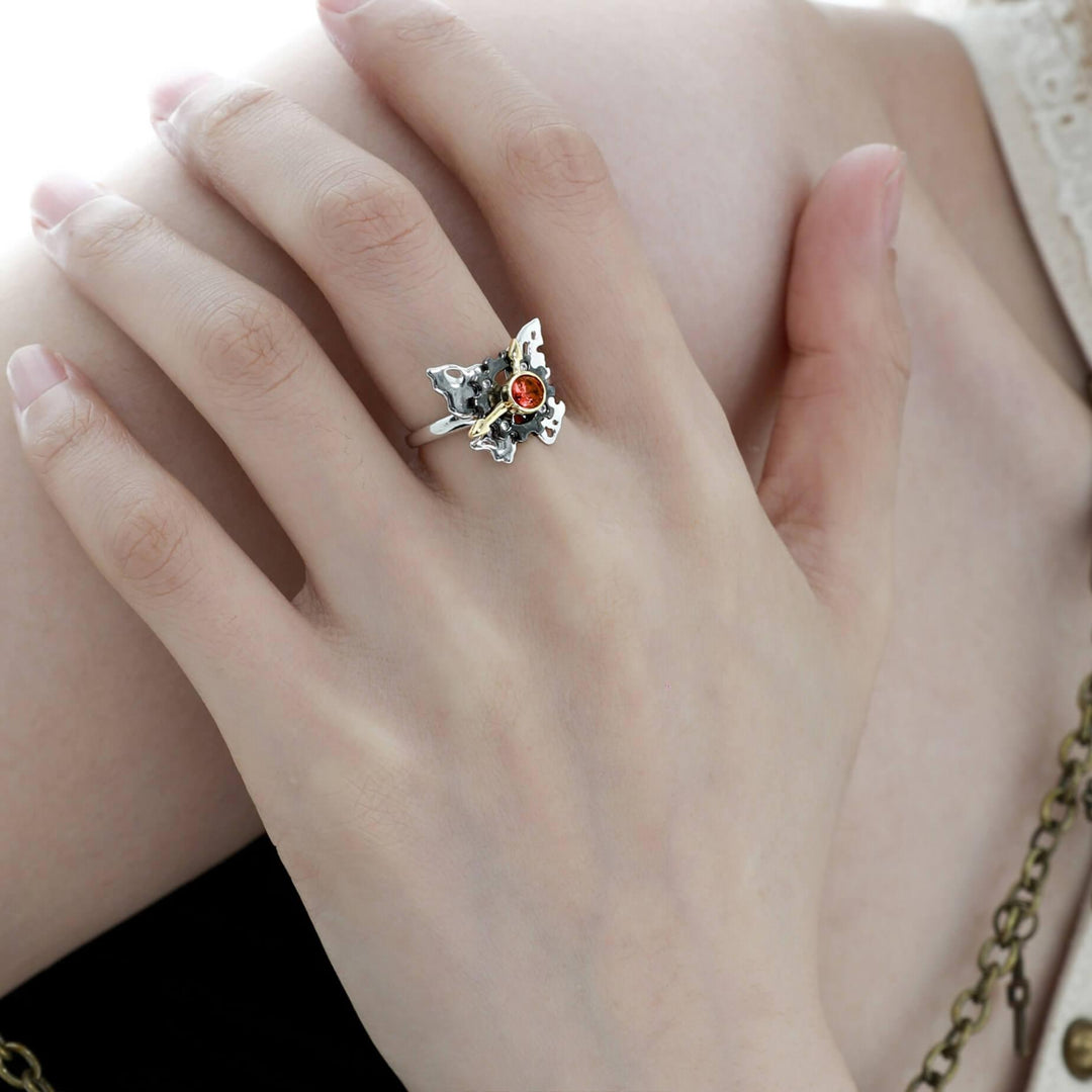 Mechanical Butterfly S925 Sterling Silver Zirconia Ring™ - 1ST XULIE