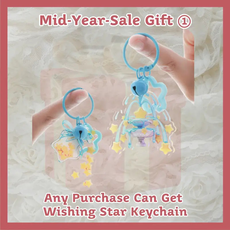 Mid Year Sale Gift ① Free Gift With Any Purchase- Wishing Star Keychain