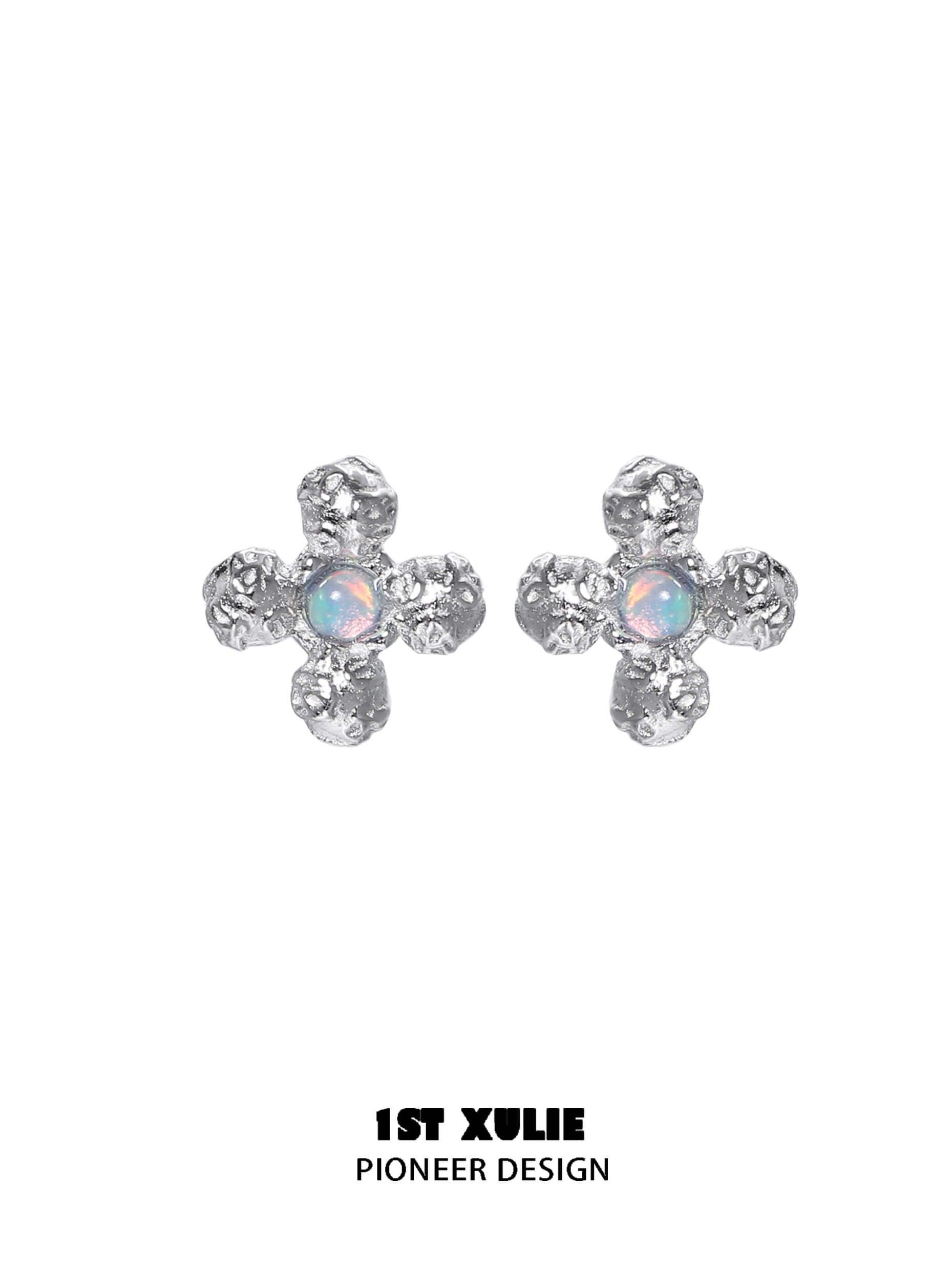 Moon Stone S925 Sterling Silver Opal Earrings™ - 1ST XULIE