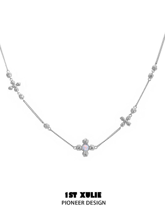 Moon Stone S925 Sterling Silver Opal Necklace™ - 1ST XULIE