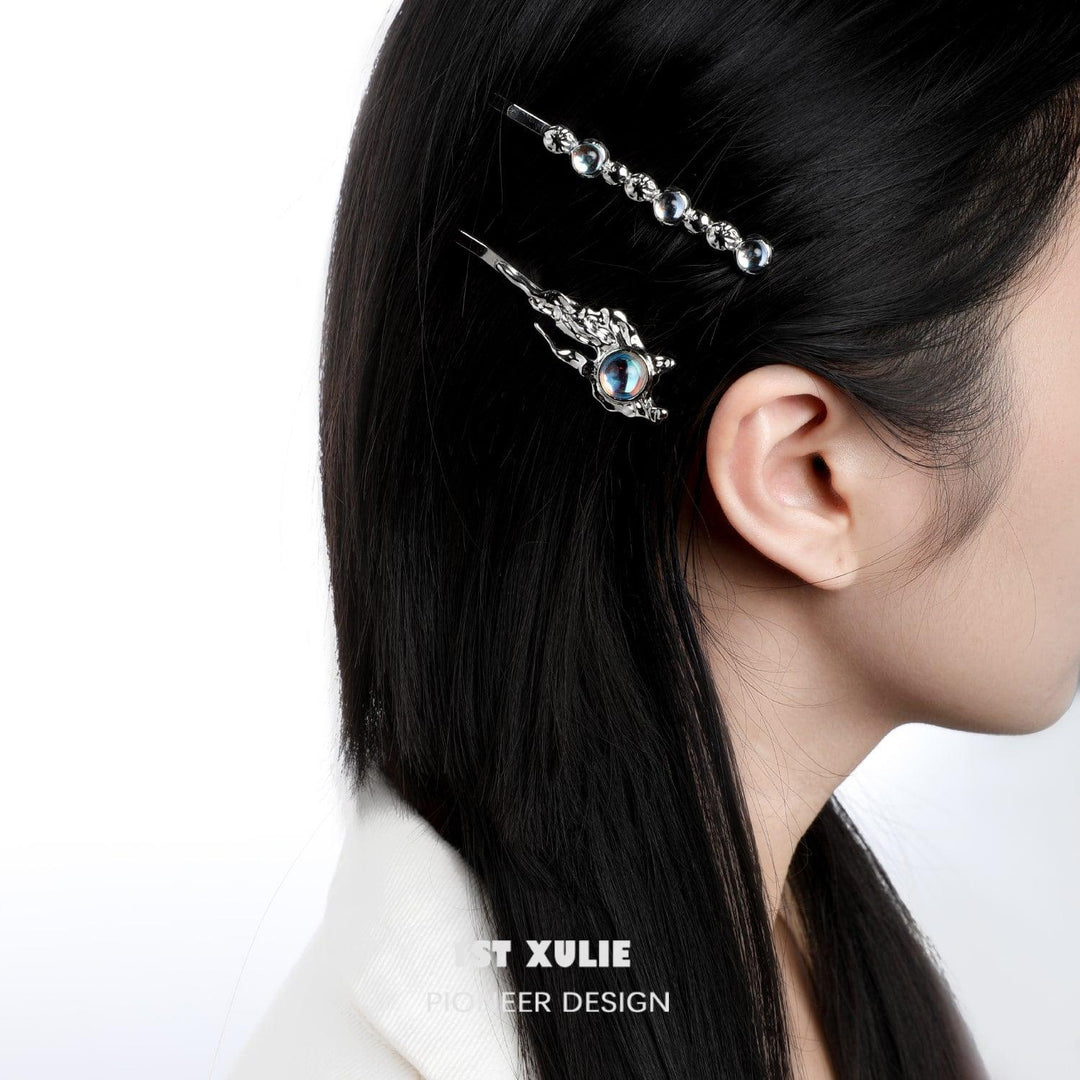 Moon Stone Zirconia 18k Platinum Plated Hairpin™ - 1ST XULIE