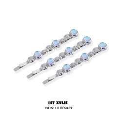 Moon Stone Zirconia 18k Platinum Plated Hairpin™ - 1ST XULIE