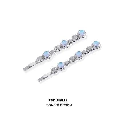 Moon Stone Zirconia 18k Platinum Plated Hairpin™ - 1ST XULIE