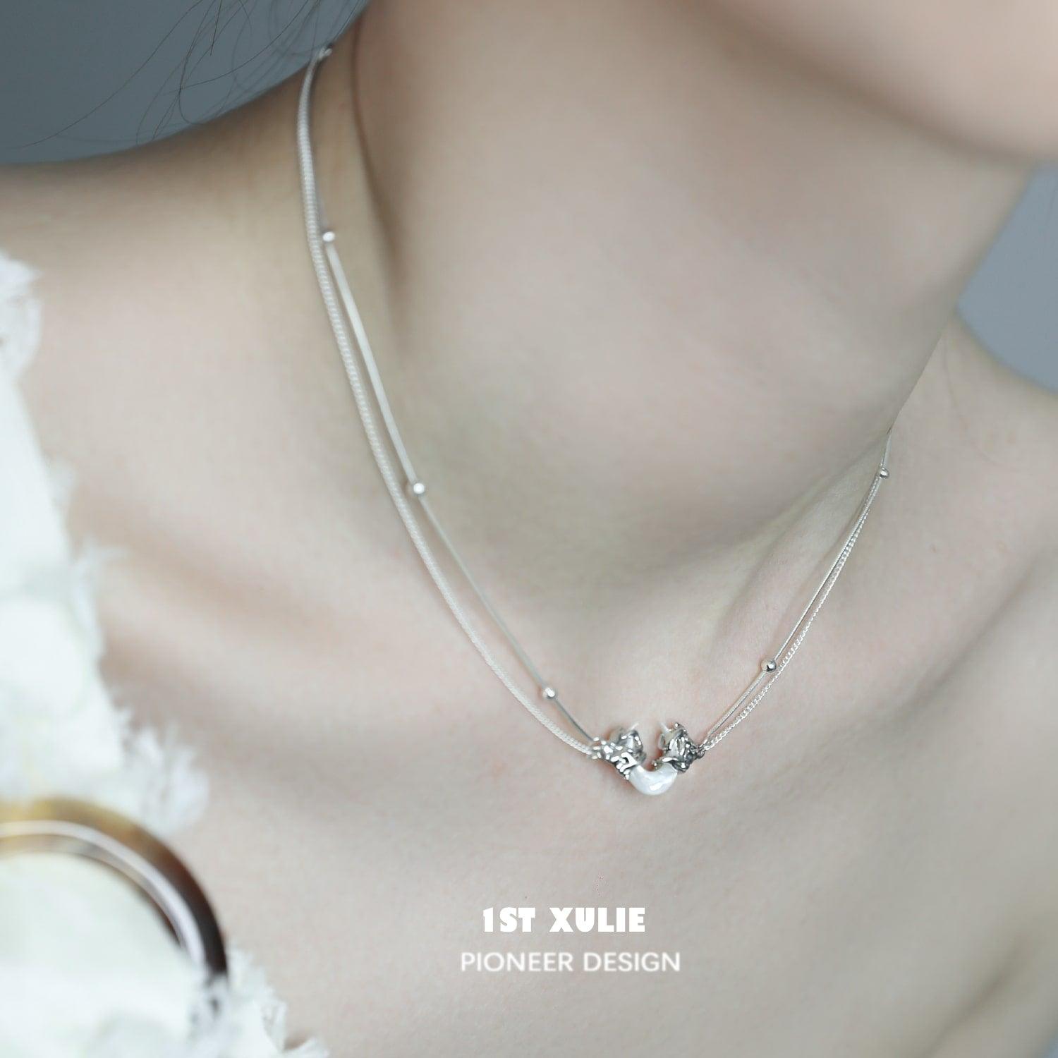 MYTH OF THE MOON Pendant Sterling Silver Necklace™ - 1ST XULIE