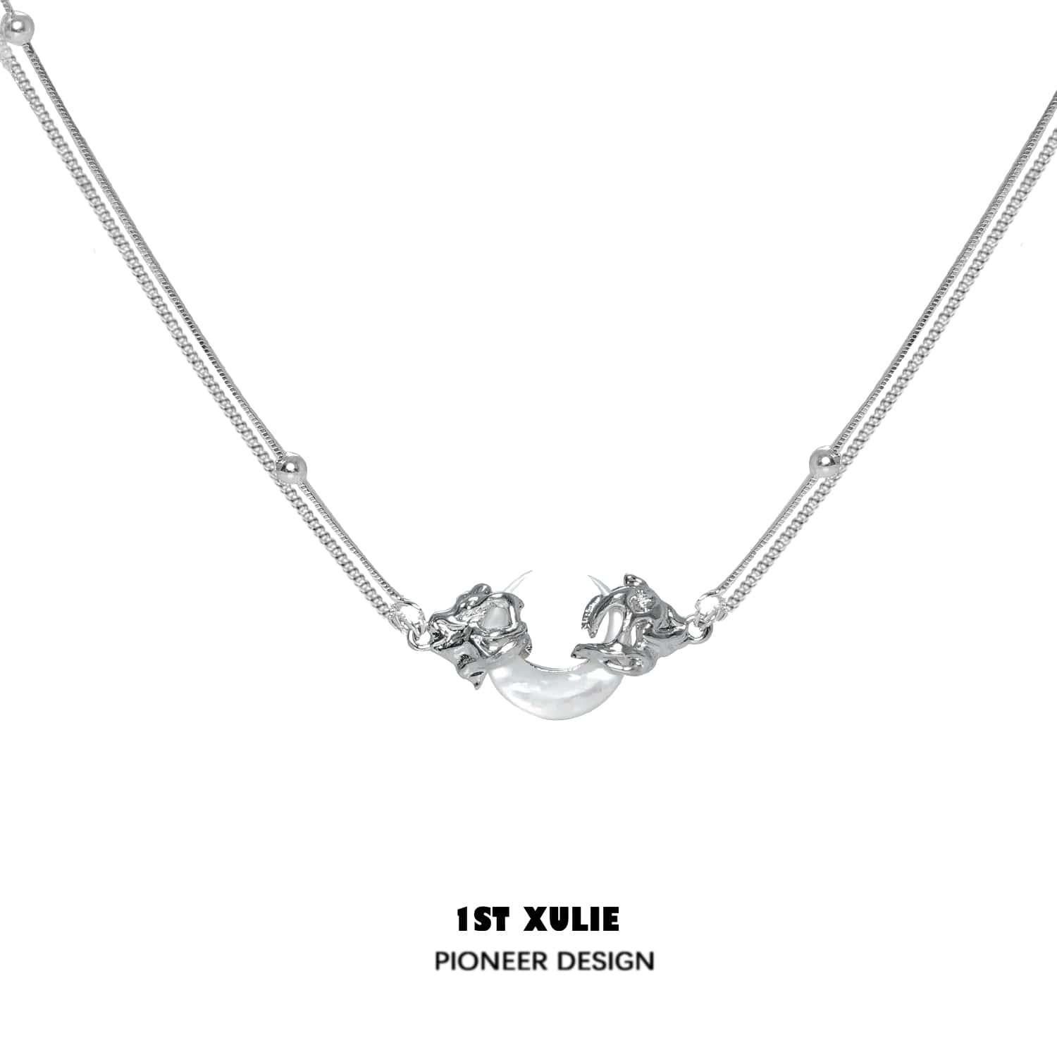 MYTH OF THE MOON Pendant Sterling Silver Necklace™ - 1ST XULIE