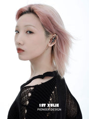 MYTH OF THE MOON S925/24K Gold Ear Hook Needle Piercing Earring™ - 1ST XULIE