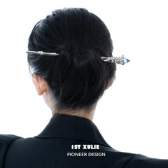 Ravenclaw 18k Platinum Plated Zirconia Hairpin™ - 1ST XULIE