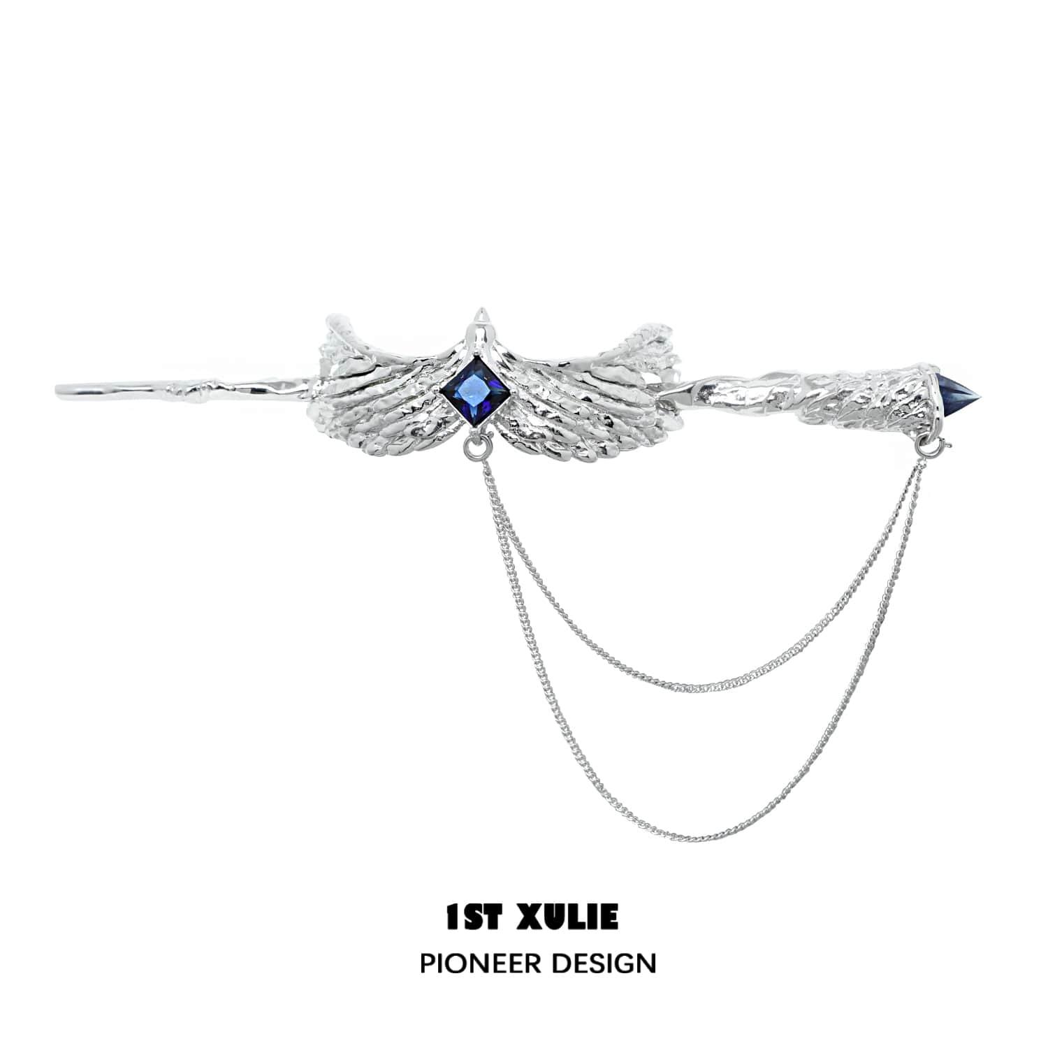 Ravenclaw 18k Platinum Plated Zirconia Hairpin™ - 1ST XULIE