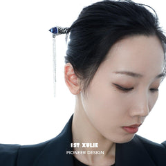 Ravenclaw 18k Platinum Plated Zirconia Hairpin™ - 1ST XULIE