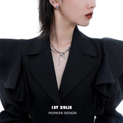 Ravenclaw 18K Platinum Plated Zirconia Necklace™ - 1ST XULIE