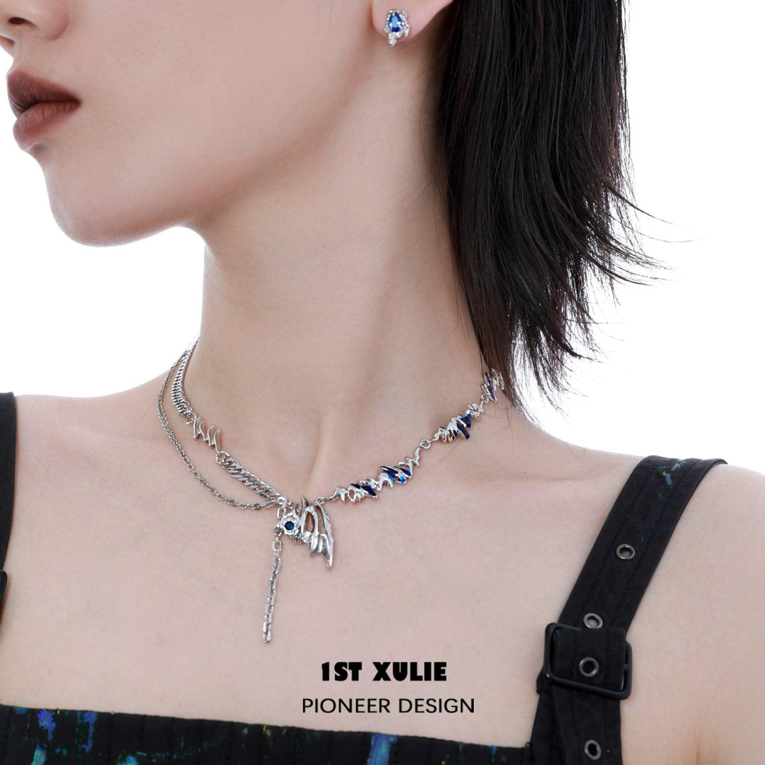 Ravenclaw 18K Platinum Plated Zirconia Necklace™ - 1ST XULIE