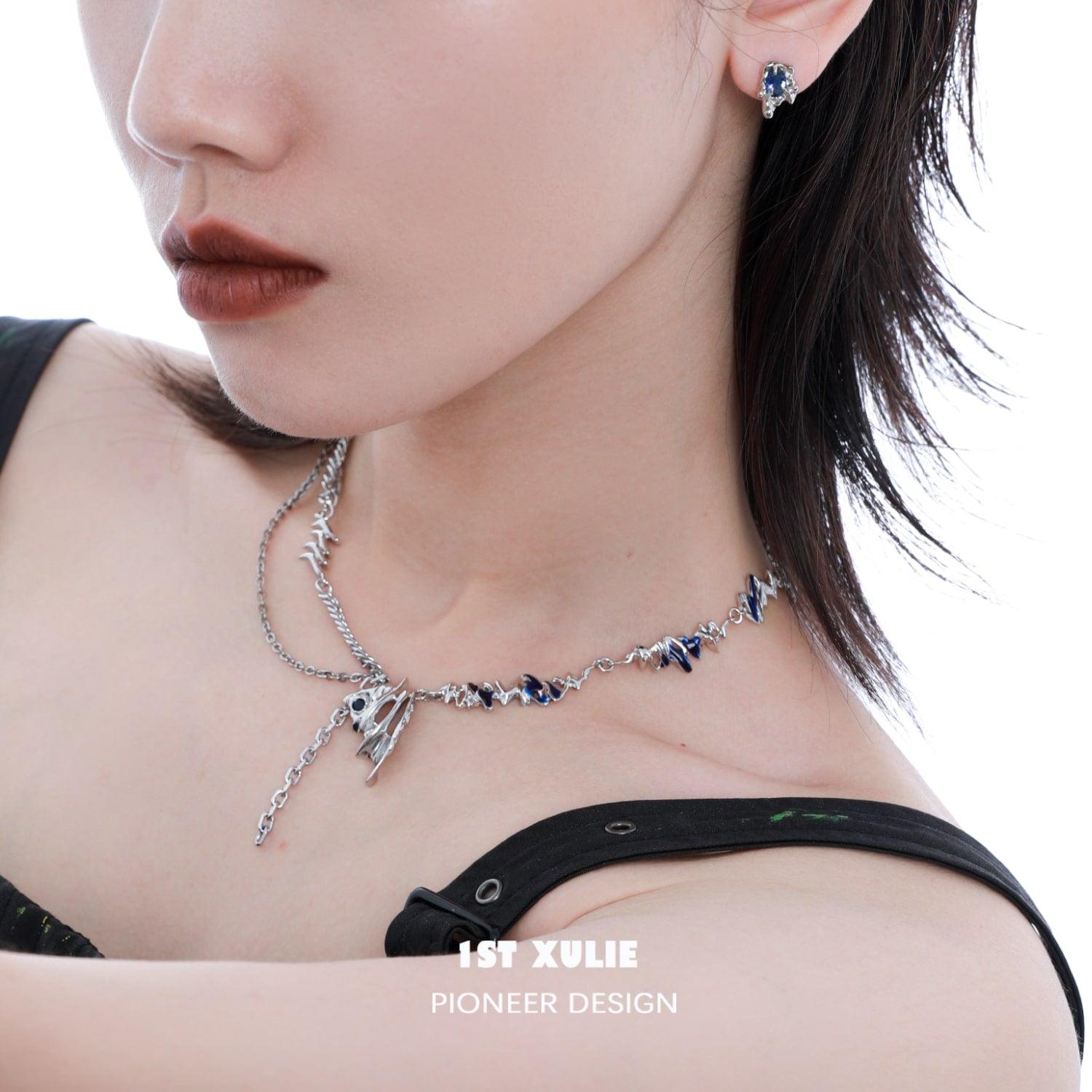 Ravenclaw 18K Platinum Plated Zirconia Necklace™ - 1ST XULIE