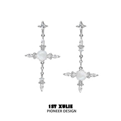 Rose Believer 18k Platinum Plated White Shell Earrings™ - 1ST XULIE