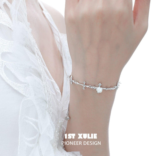 Rose Believer White Shell Bracelet™ - 1ST XULIE