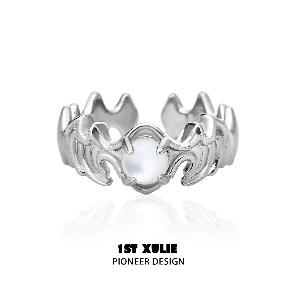 Silver Angel S925 Sterling Silver Open End Ring™ - 1ST XULIE