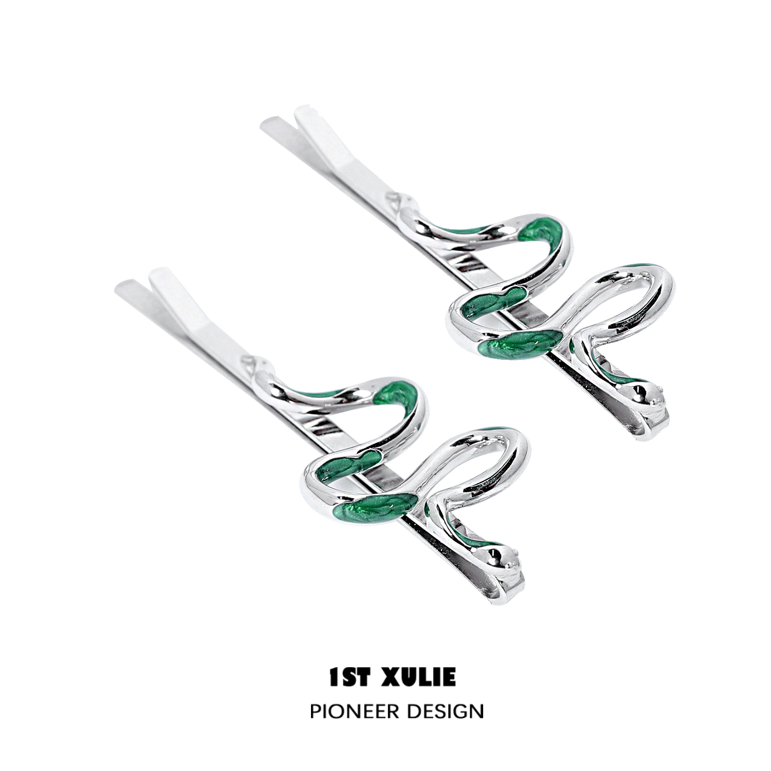 Slytherin House 18k Platinum Plated Spirit Snake Hairpin™ - 1ST XULIE