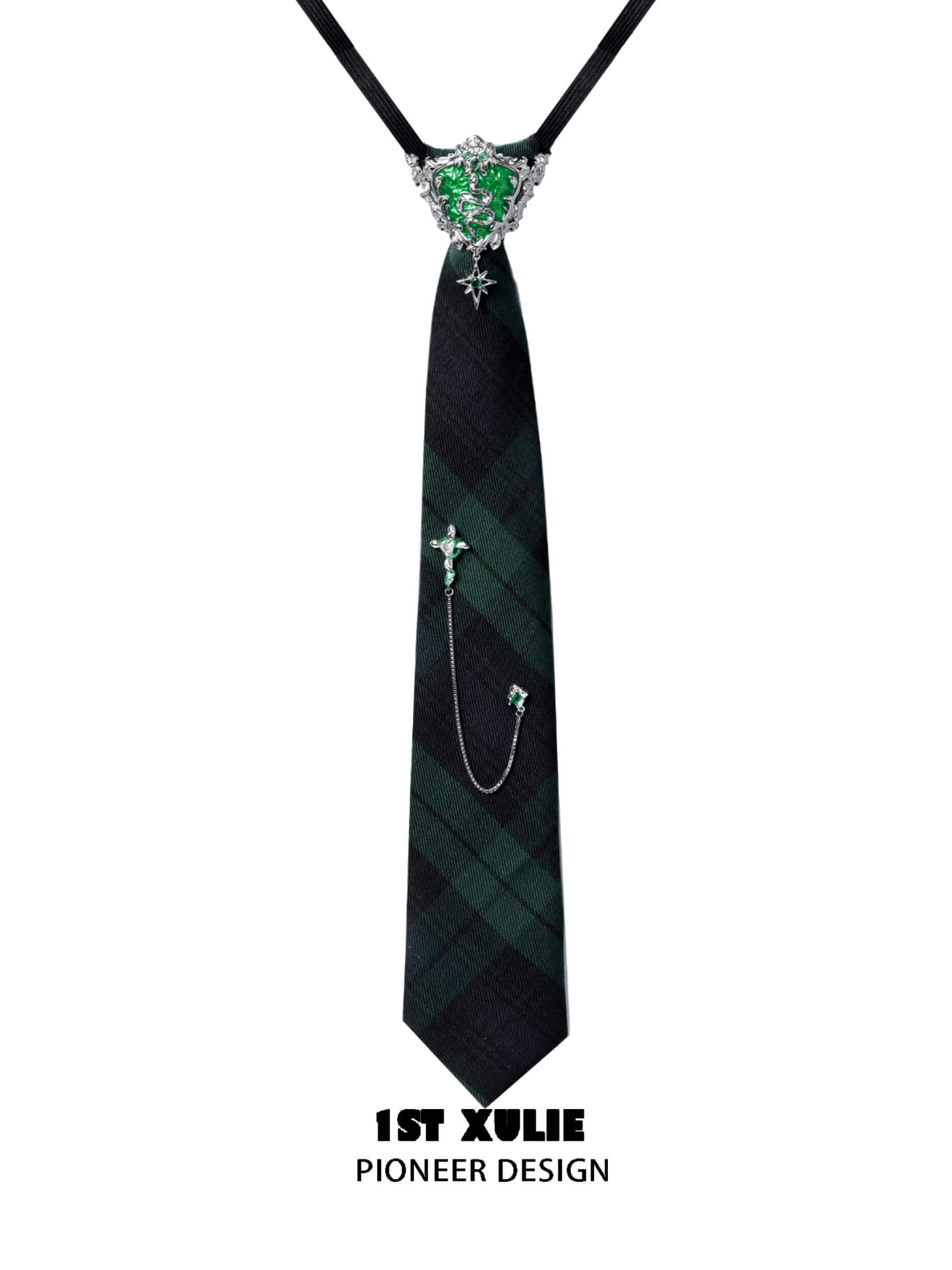 Slytherin House Copper 18K Platinum Plated Shirt 38cm Ties™ - 1ST XULIE