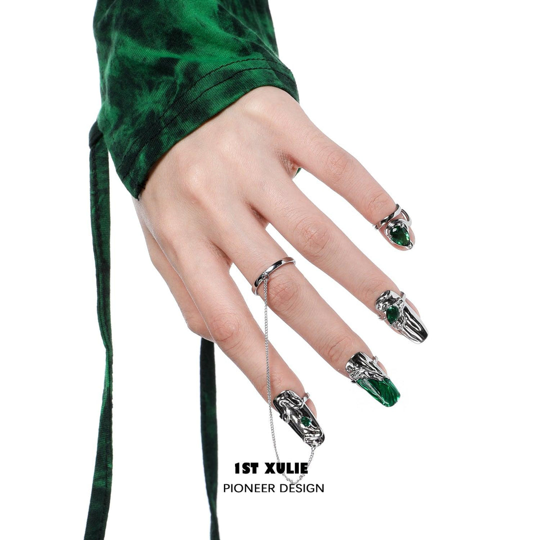 Slytherin House Nail Set Rings™ - 1ST XULIE