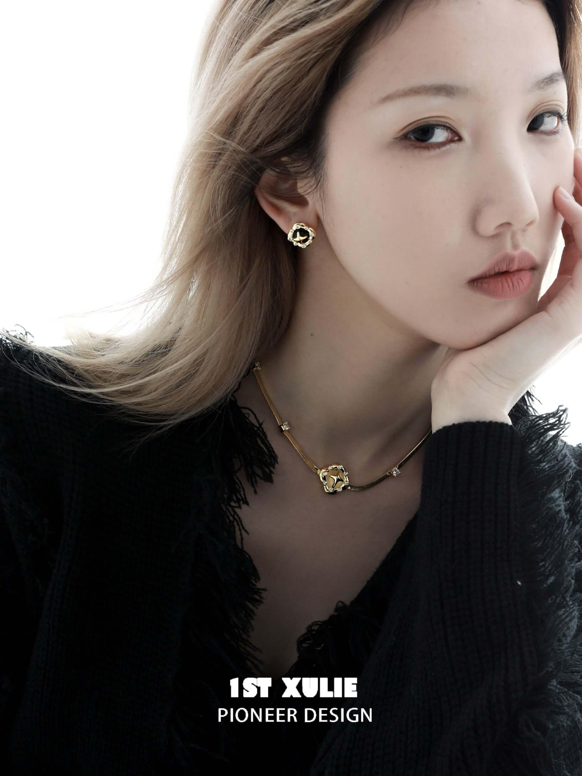 Star Dome S925 Sterling Silver Agate Earring™ - 1ST XULIE