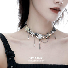 Starfall Button Necklace Choker™ - 1ST XULIE