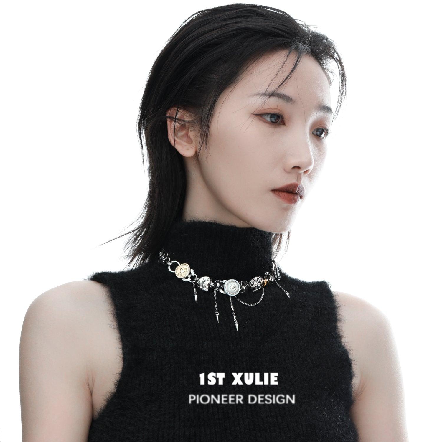 Starfall Button Necklace Choker™ - 1ST XULIE