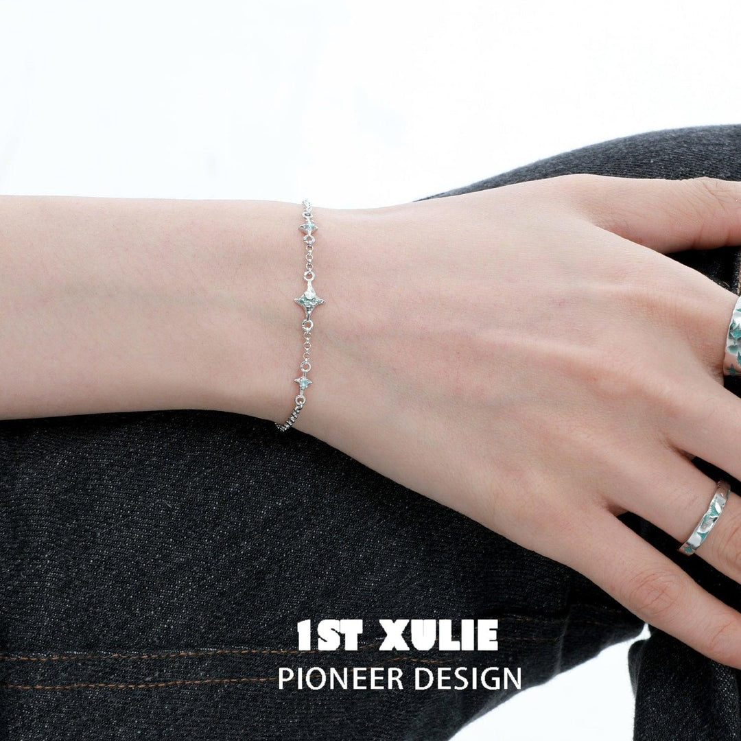 Starry Night Sterling Silver Pendant Detachable Bracelet™ - 1ST XULIE